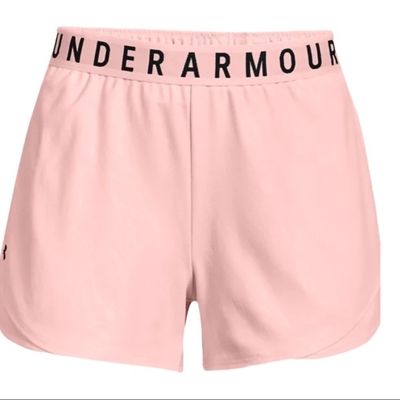 UNDER Armour Women's UA Play Up 3.0 Emboss Shorts - Picture 2 of 16